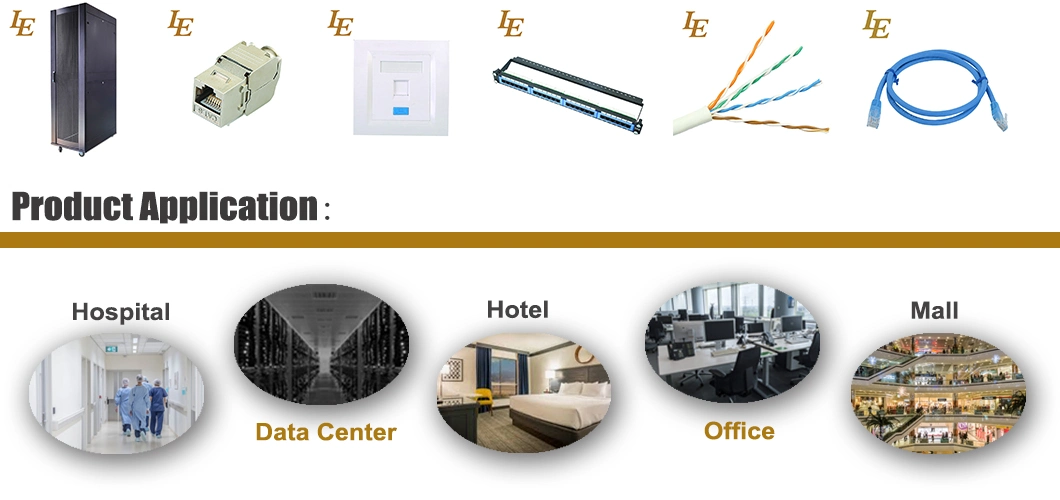 Le Factory CAT6 UTP 24 Ports Ethernet Patch Panel