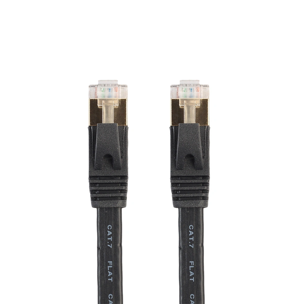 Cat 7 LAN Cable RJ45 Shielded Flat Network Patch Ethernet Cable