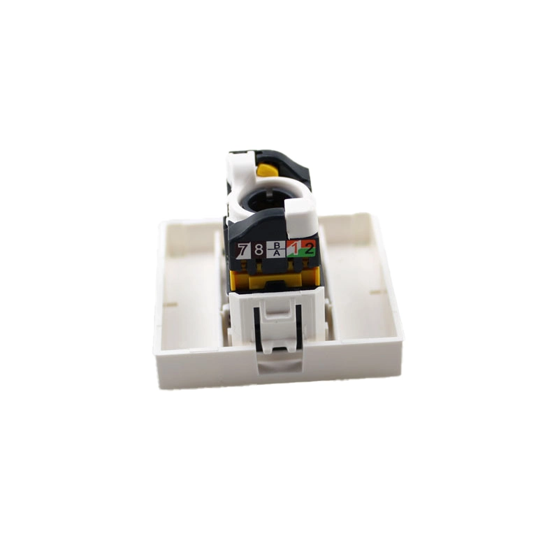 ABS Best Quality Promotional RJ45 UTP Cat6A Cat6A Cat5e Keystone Modular Jack Wall Coupler