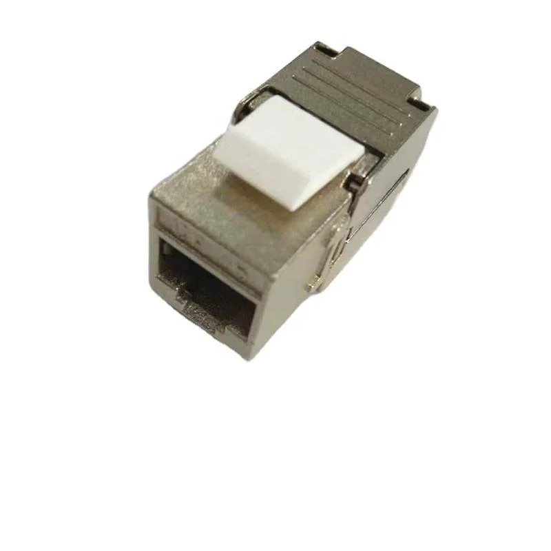 RJ45 CAT6A Cat7 AMP Keystone Jack with Shielded Toolless 8p8c Keystone Module