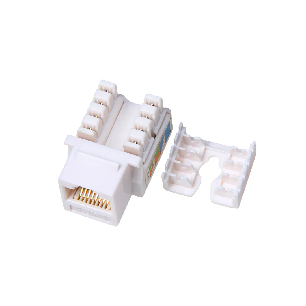 CAT6 CAT6A RJ45 UTP Modular Toolless Module Connector Keystone Jack