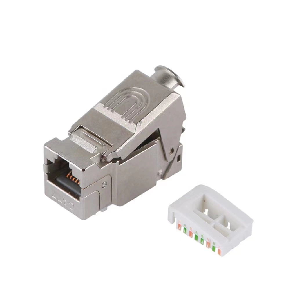 unShielded Tool-free Connection Design RJ45 Cat7 Modular Keystone Jack