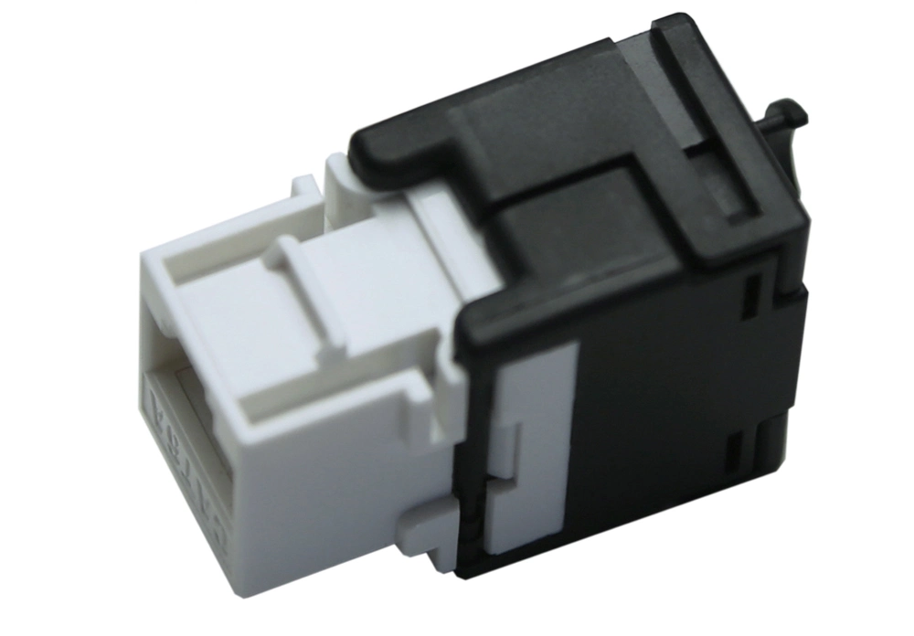 Le Cat5e &amp; CAT6 UTP Toolless 180 RJ45 Keystone Jack