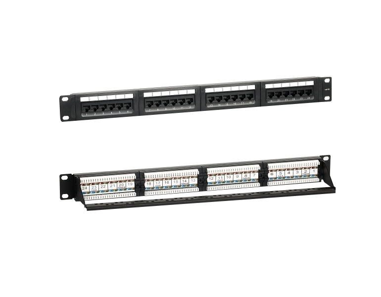 Cat5e CAT6 24/48 Ports Structure Cabling Patch Panel Wiring UTP/FTP