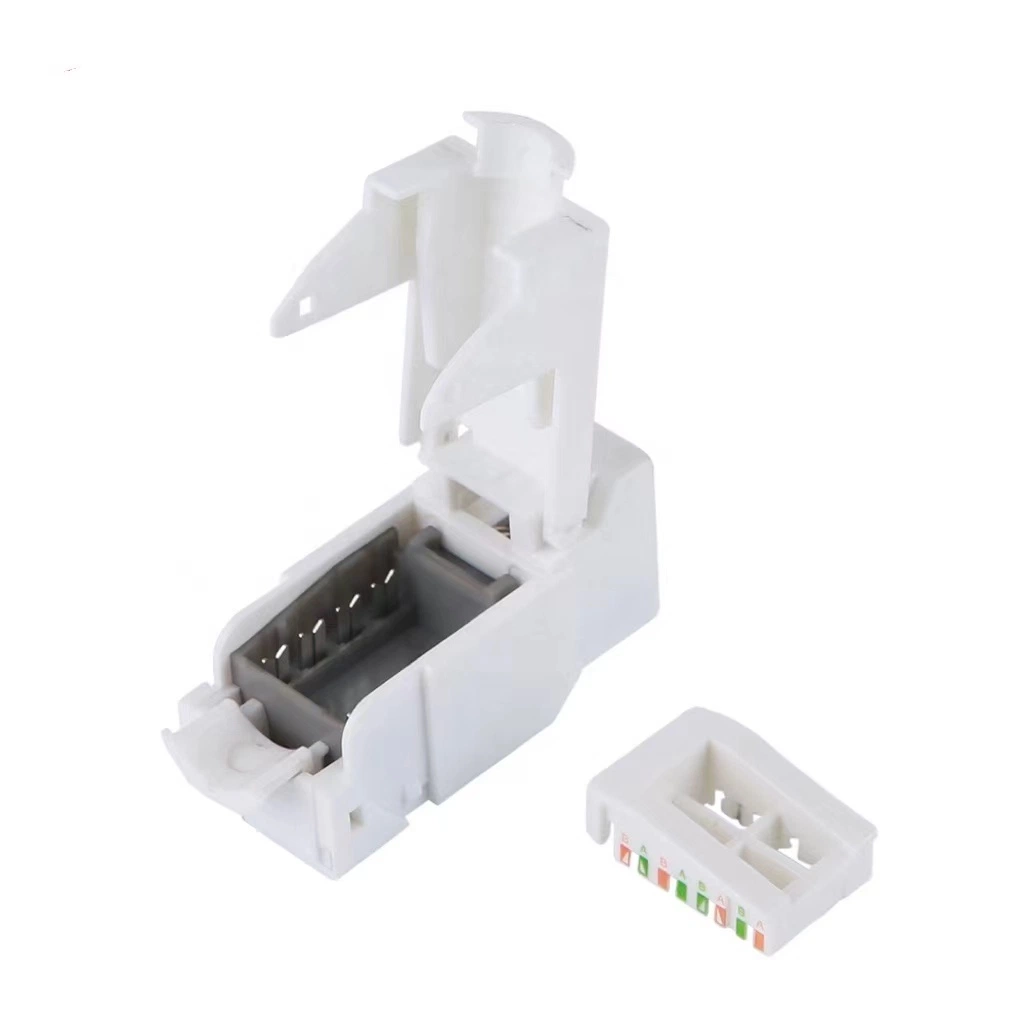 unShielded Tool-free Connection Design RJ45 Cat7 Modular Keystone Jack