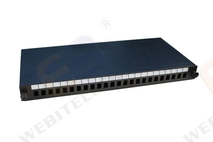 24 Ports Sc Simplex Adaptor Rack Mount Fiber Patch Panel