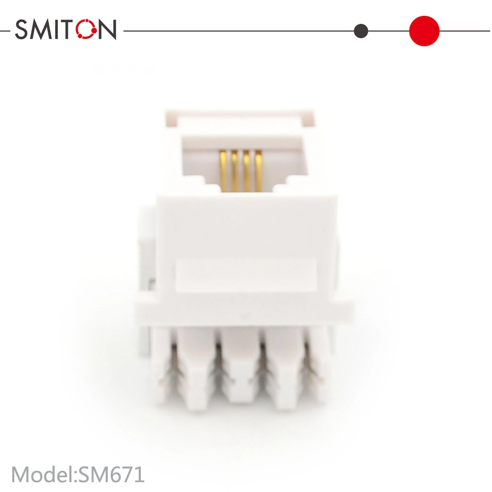 Module Rj11 Cat3 UTP Female Keystone Jack for Patch Panel