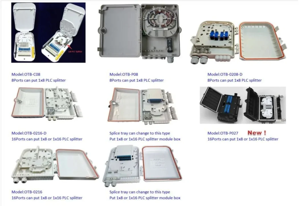 FTTH Enclosure ODF Fiber Optic Patch Panel 24 Core Indoor Wall Mounted Cable Distribution Frame/ Box