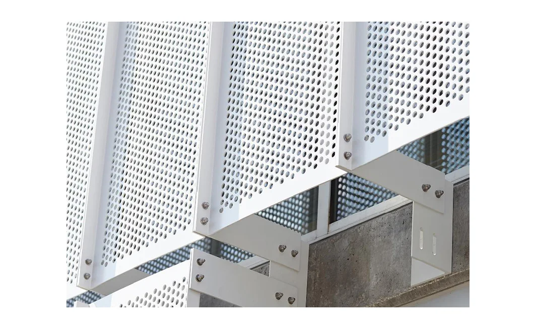 Customized Aluminum Perforated Panel Curtain Wall Facade Building Materials