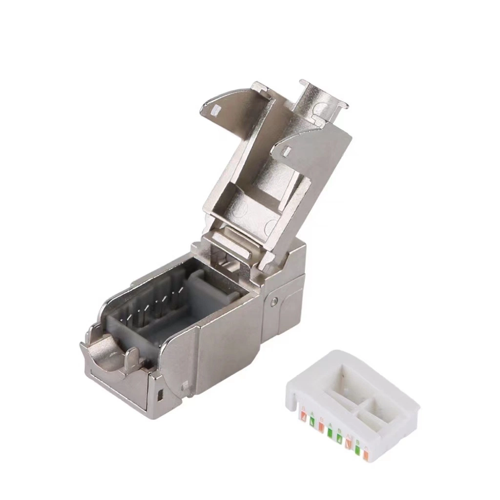 unShielded Tool-free Connection Design RJ45 Cat7 Modular Keystone Jack