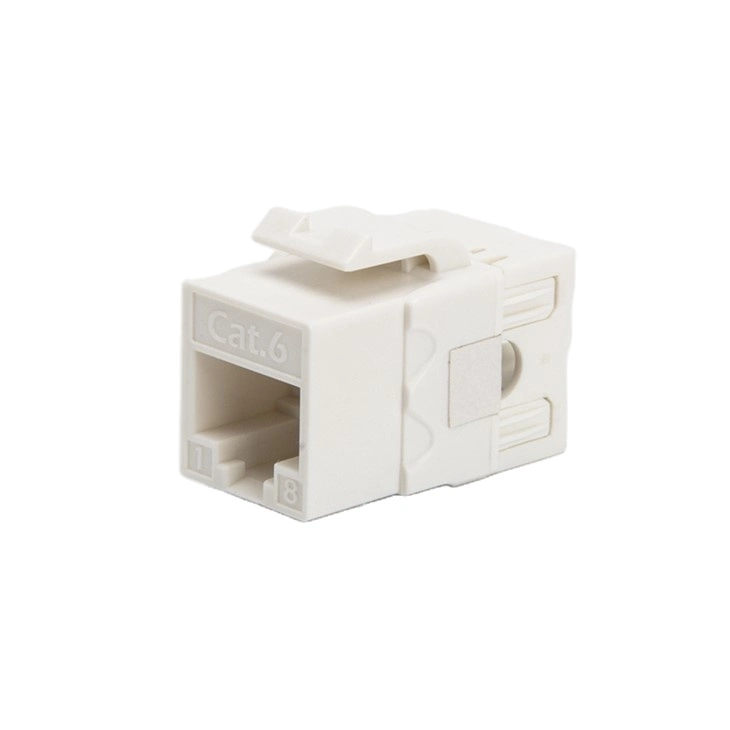 High Quality RJ45 Cat5e Unshielded Modular Jack 180 Degree Punch Down Cat5e CAT6 UTP Keystone Jack