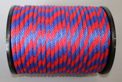 Sólido de alta calidad de la cuerda de poliéster trenzado doble