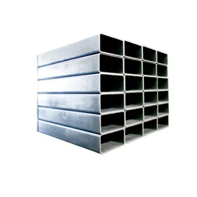 China Mayoristas tubos de gas de escondite proceso de hilo caliente sin costuras Tubo galvanizado GI Q195 Q235B Zinc Coating Z275 Z100 galvanizado Tubo de acero rectangular