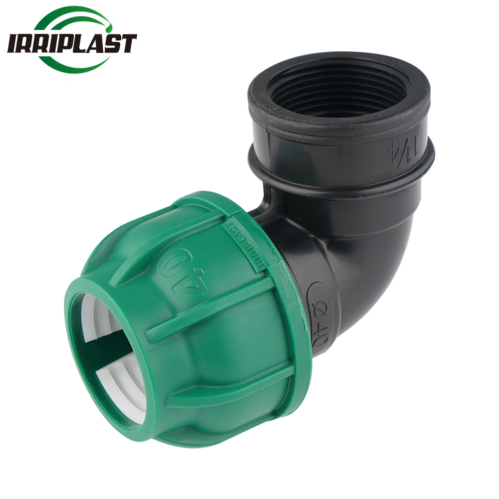 Factory Manufacturer Irrigation Compression Fittings Female Threaded Elbow