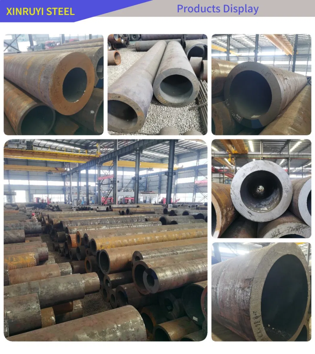 En10210 S355j0h S355j2h Hot Rolling Seamless Carbon Structural Service Steel Pipes for Hydraulic Cylinder and Lifting Jacks