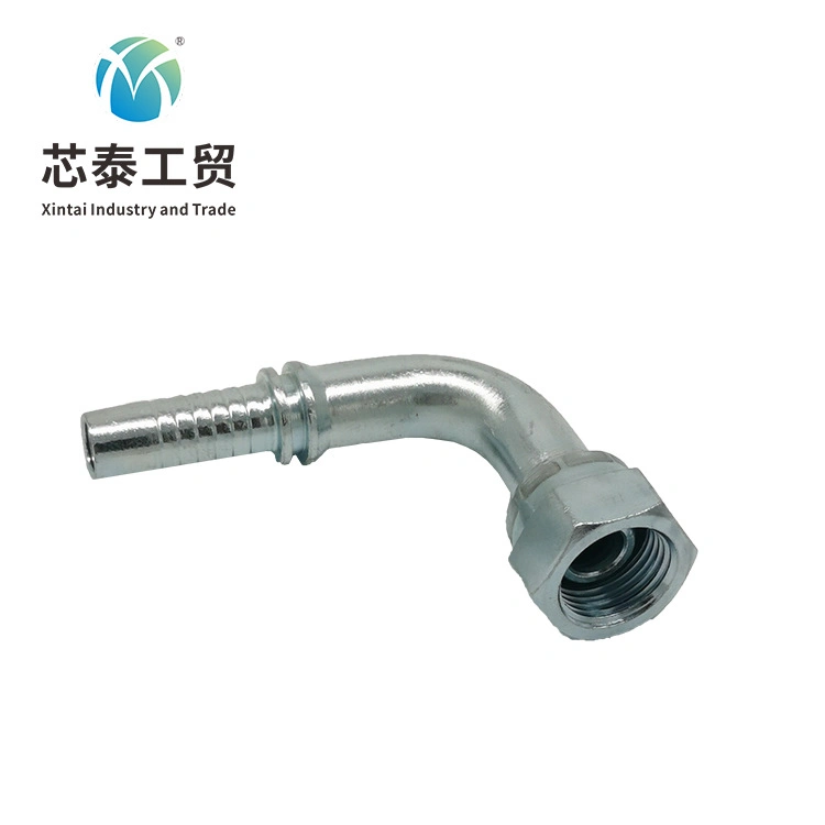 20191 Hydraulic Hose Fitting 90 Degree Right Angle Inner Wire Spherical Hose Joint Carbon Steel Pipe Elbow