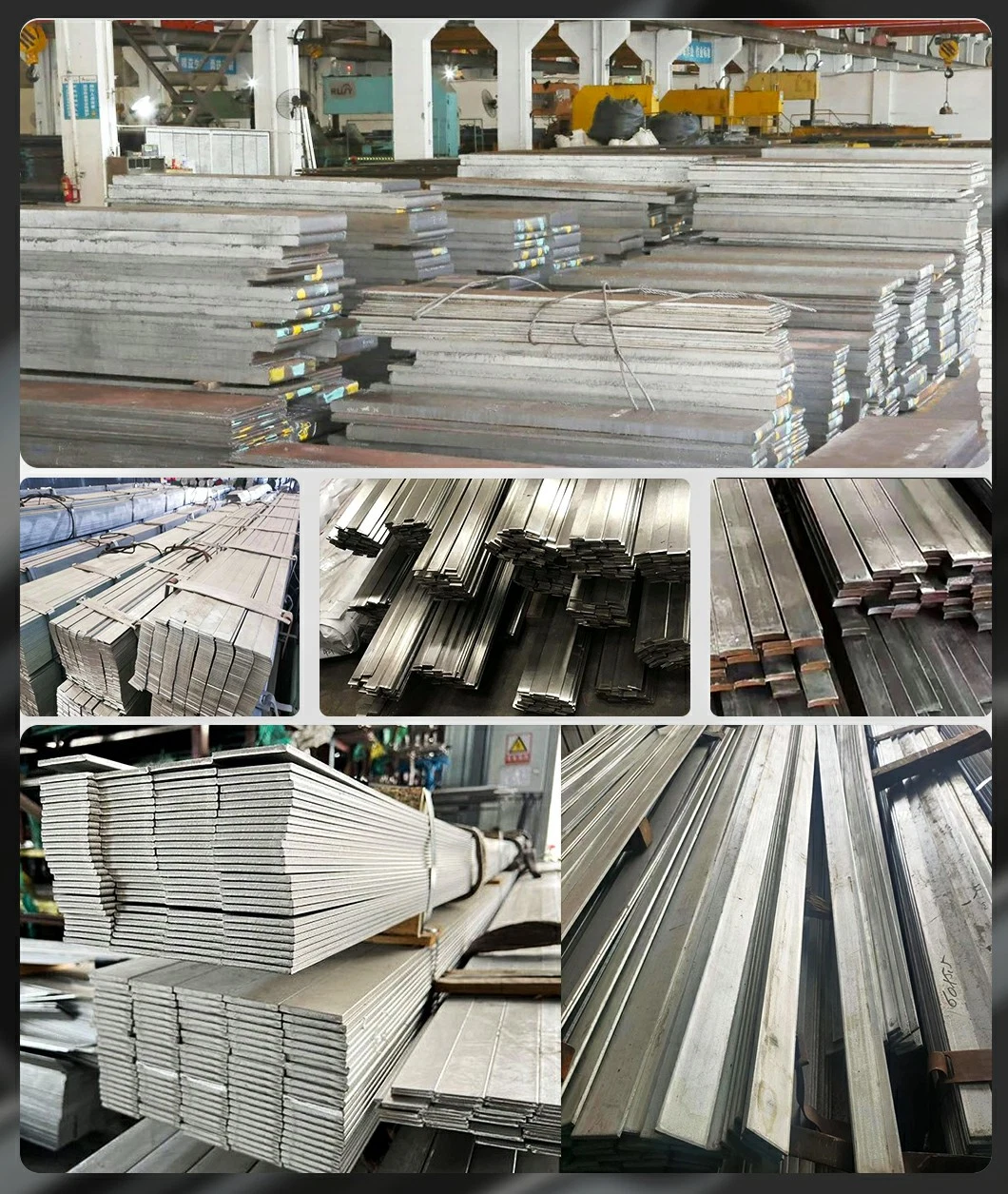 China Manufacture First Grade S45c Carbon Steel Flat Bar Q235 S235 S275 Iron Mild Steel Flat Bars with High Quality