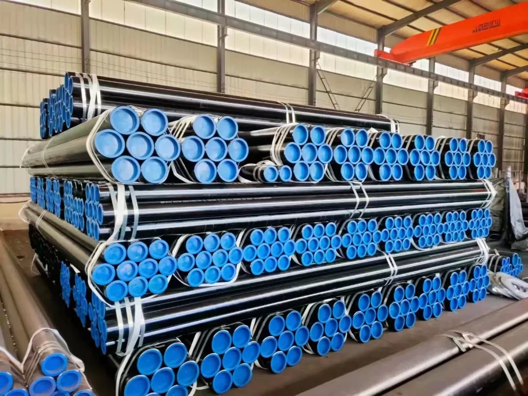 ASTM A106 Gr. B Carbon Seamless Steel Tubes En10210 Blank Painted Seamless Steel Pipe API 5L Gr. B