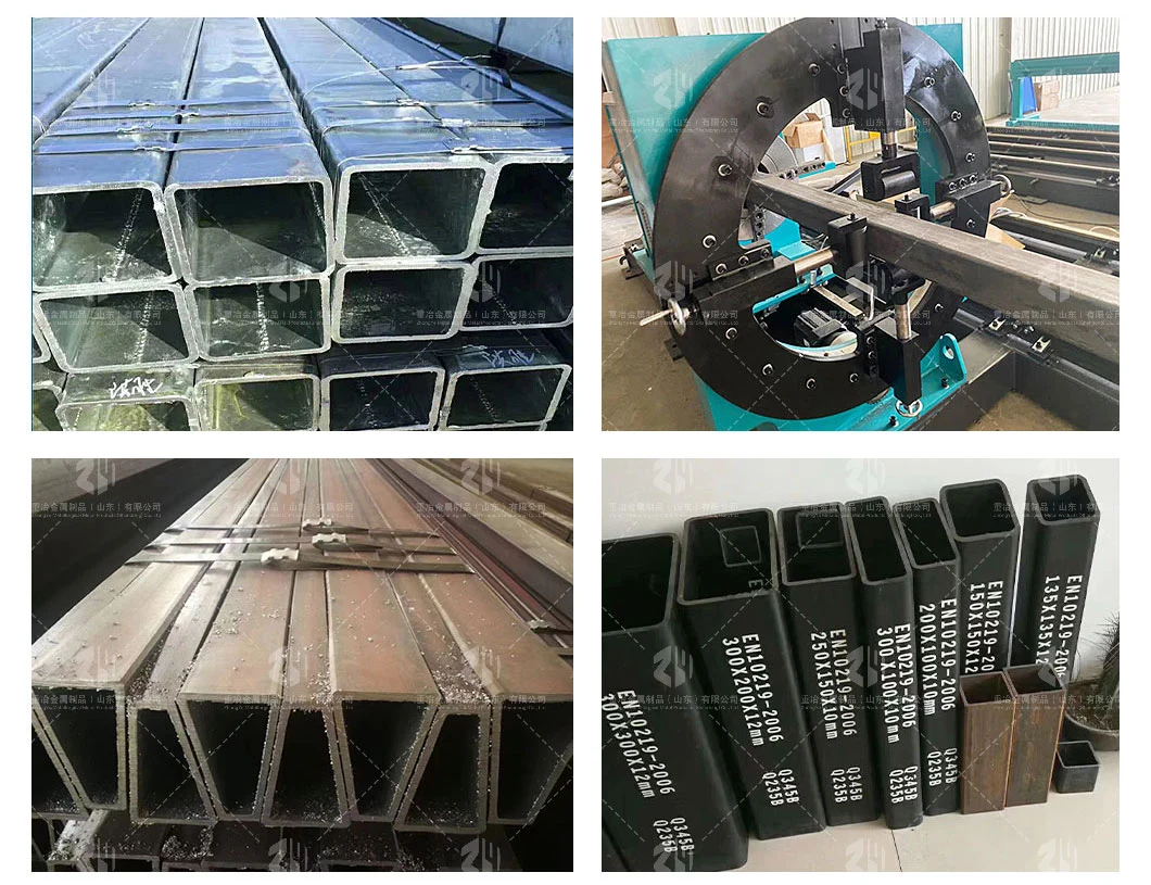 Processing Steel /Titanium/Rectangular/Black /Stainless Steel/Welding/Seamless/Hexagonal/Irregular/Q245 Q235B Q345b Carbon Steelgalvanized Square Pipe