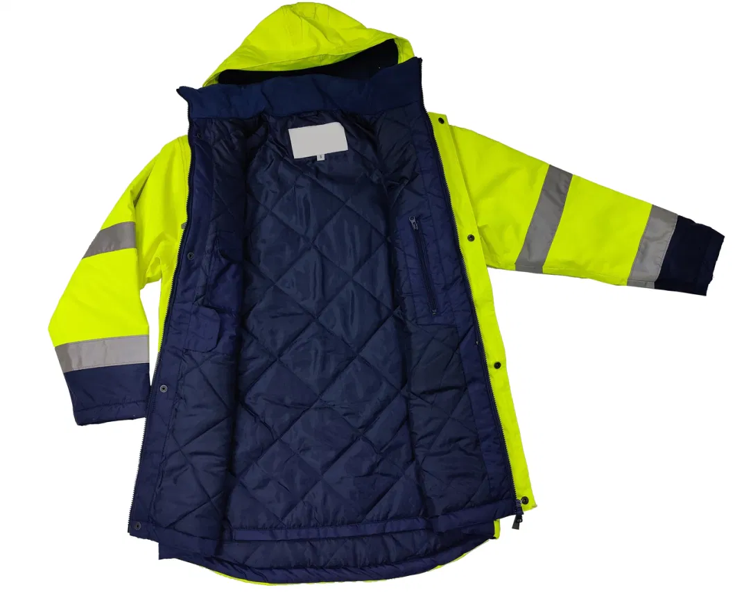 Safety Men Reflective Work Jacket Shirt