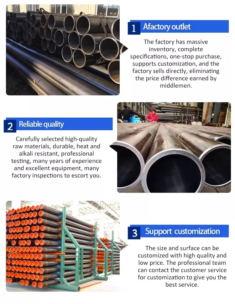 Seamless Steel Pipe A283 A153 A53 A106 Gr. a A179 Gr. C A214 Gr. C A192 A116 Brother HS Honed Tube Carbon Saw Steel Pipe Tube