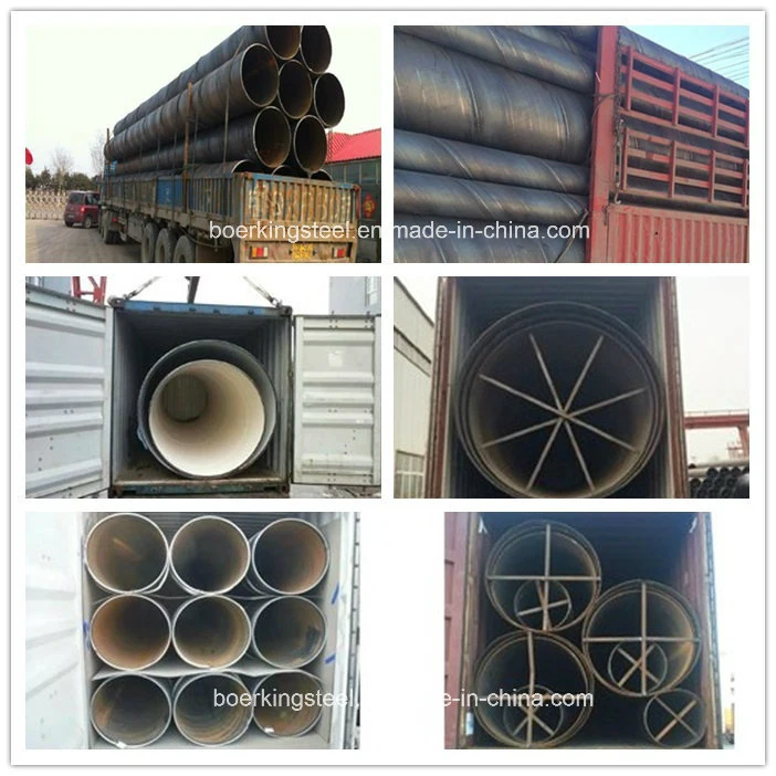 API 5L 3PE Spiral ERW Welded Carbon Steel Pipe for Fluid