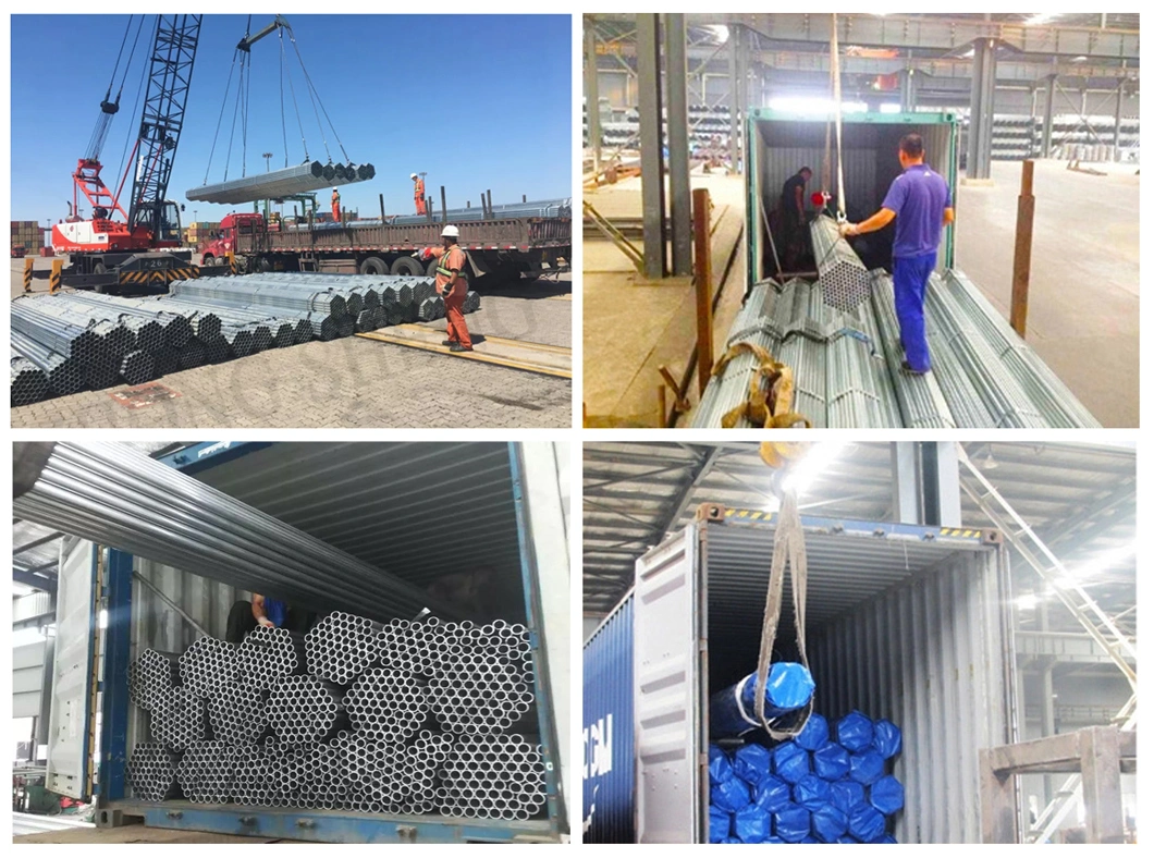 A106 A53 Hot DIP ERW Welded Galvanized Round Steel Tube