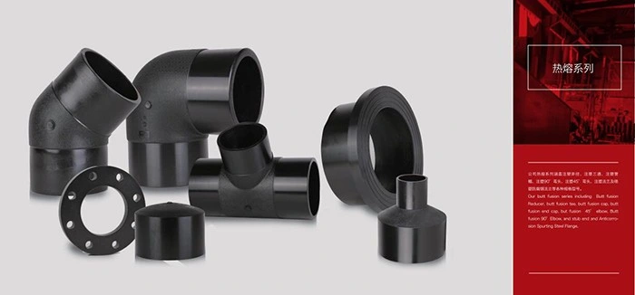 Buttfusion 45 Deg Elbow for PE100 Pn16 Pn10 Pipe Fitting