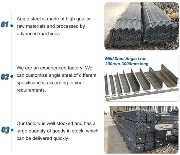 China Manufacturers ASTM A240 Equal Pickling Carbon Angle Steel