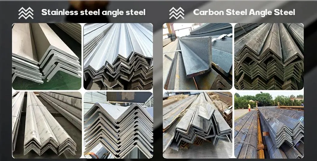 High Quality Manufacturers Supply Hot Rolled Angle Iron 50*50 Equal or Unequal Angle Steel for Building Construcion