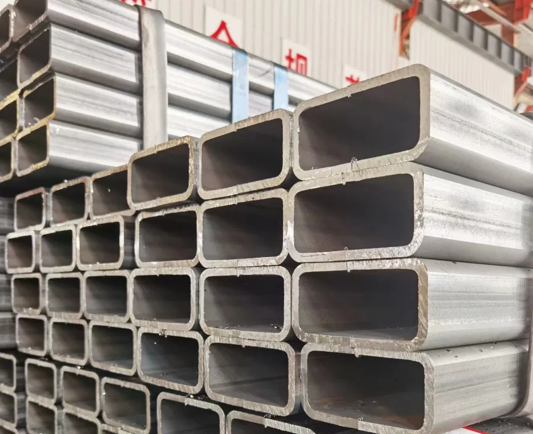 Mill Rectangular Tube Square Tube ASTM, JIS, DIN Black Iron/Steel Pipe/Tube Square and Rectangular Hollow Sections Tube Steel Hollow Section