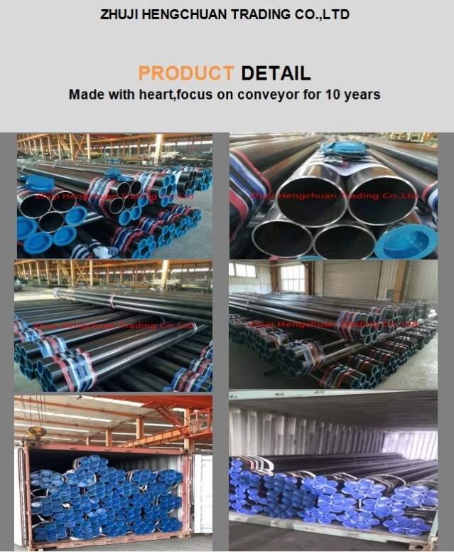 Excellent Precision Conveyor Steel Idler Tube ERW Round Steel Tubes