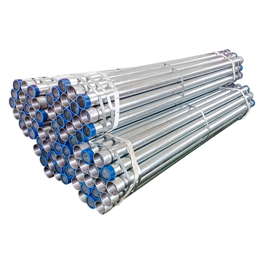 Zinc Layer Thickness 30-60um ASTM A252 Hot-DIP Galvanized Steel Round Pipe Gi Pipe Pre Galvanized Steel Tube