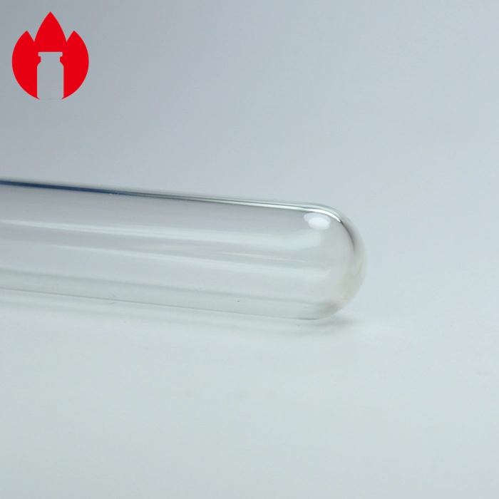 Clear Round or Flat Lab Glass Test Tube