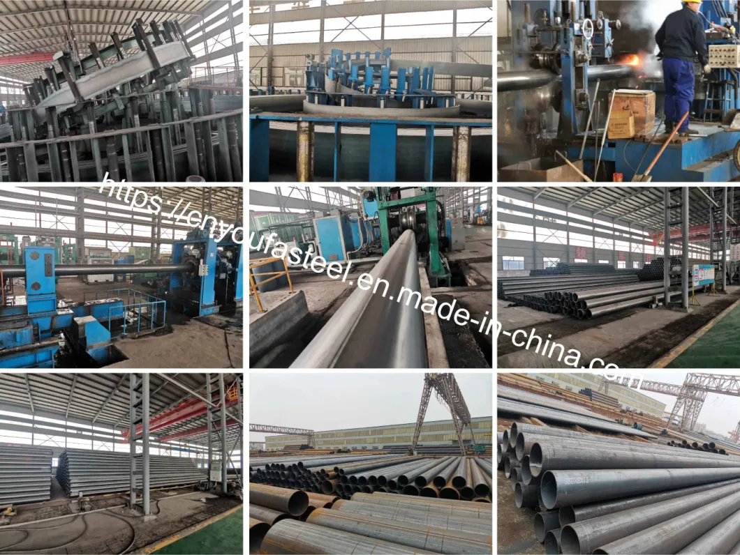 Round Square Rectangular Welded Carbon Steel Pipe Tube ERW SSAW LSAW Seamless ASTM A106/API 5L Gr. B Sch40 Sch80 Steel Pipe 3PE/3lpe 3PP and Fbe Coating