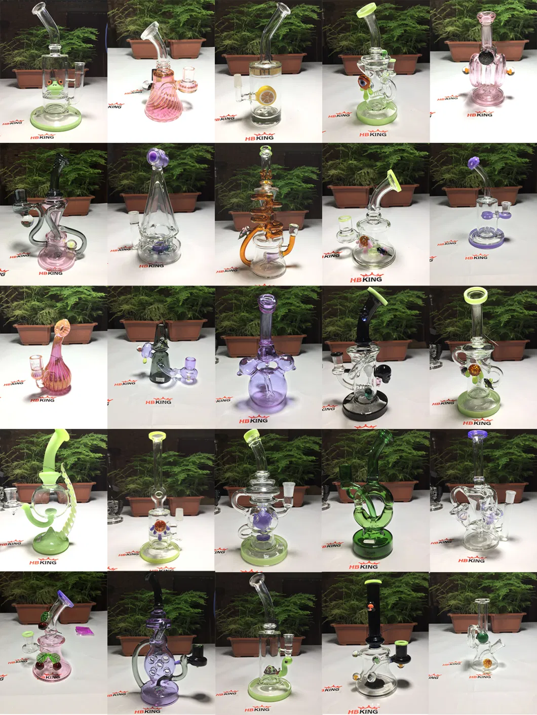 2019 Hottest Glass Cartoon Style Glass Water Pipe Oil Rig Smoking Pipe -Chinese Color Hello Kitty Glass Water Pipe for Lady