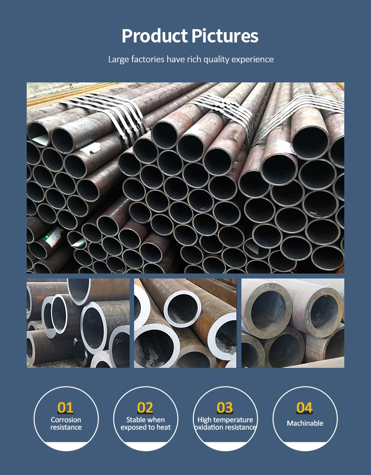 Large Diameter Ms ERW Hollow Gi Hot DIP EMT Welded Square Round Iron Carbon Galvanized Steel Pipe/Tube for Fluid Pipe, Boiler Pipe, Drill Pipe, Gas Pipe, etc