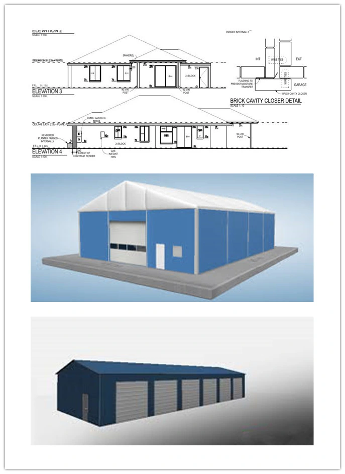 Light Tube Truss Steel Structure Workhouse (TW701J)