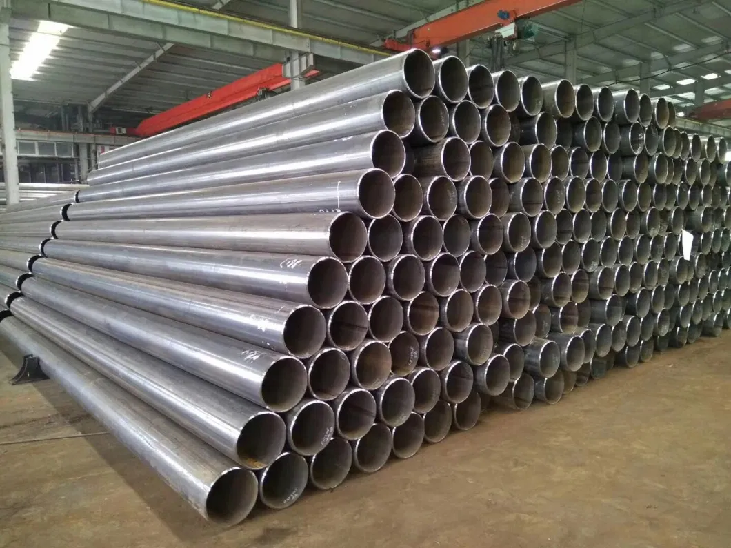 2023 Black Iron Round Mild ERW Steel Pipe Welded Pipes for Construction Pakistan