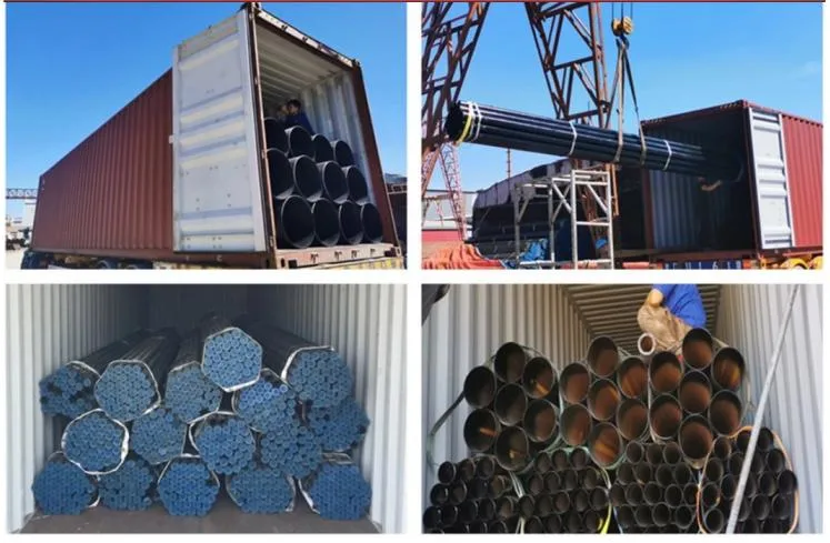 API 5CT Seamless Carbon Black Steel Pipe for Gas and Oil Transmission Pipeline