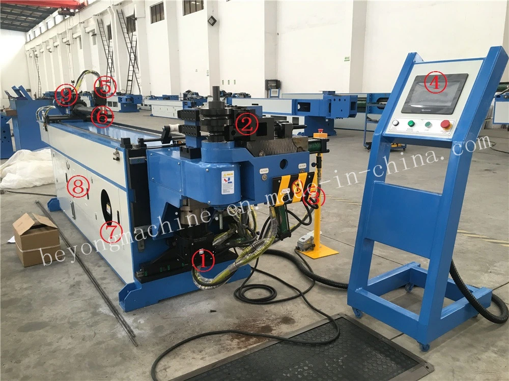 Square Tubing Bending Machine, Rectangle Piping Bending Machine, Bending Stainless Steel, Brass, Copper, Titanium, Alloy, Aluminum, Steel, Profile Pipe Tubing