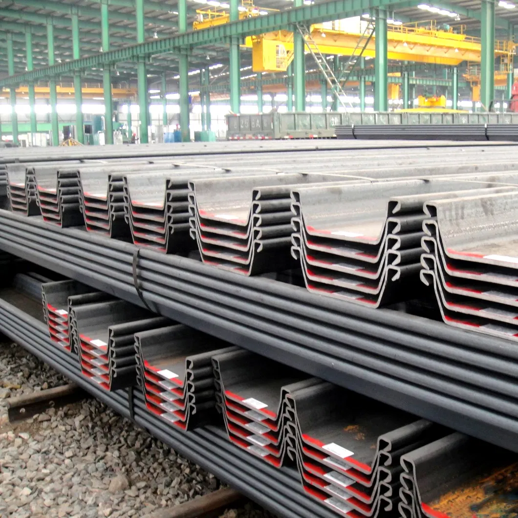 High Quality Factory Supply Steel Sheet Pile/Z Steel Sheet Pile/Sksp-II U-Shaped Steel Sheet Pile/Sksp-II U-Steel Sheet Pile/Steel Pipe Pile