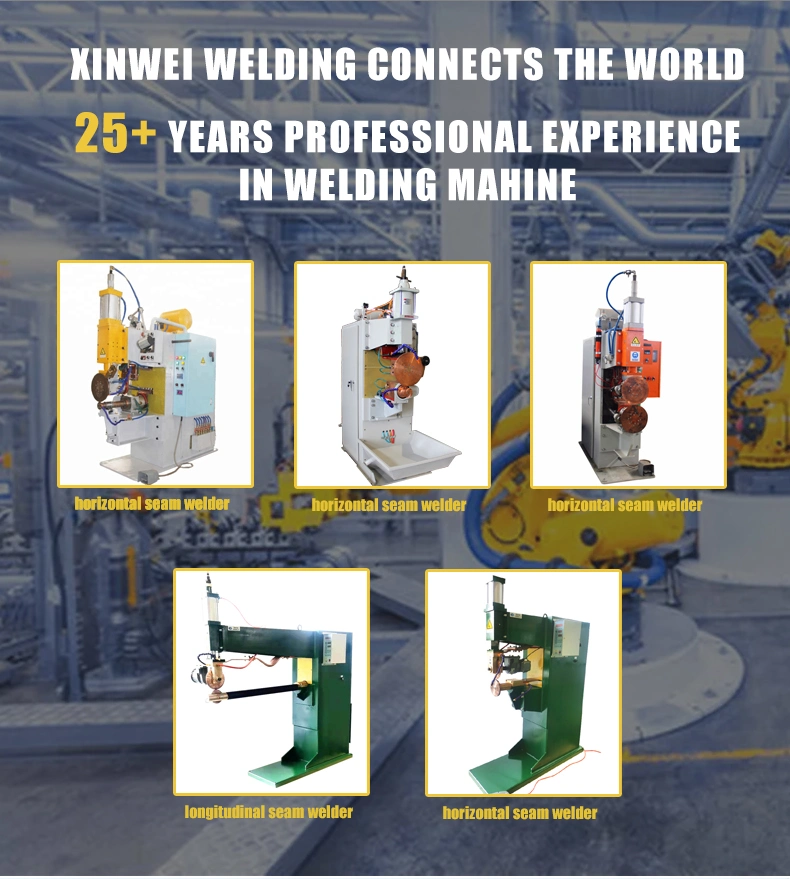 China 100kVA Automatic Rolling and Tunnel Longitudinal Welder Seam Welding Machine