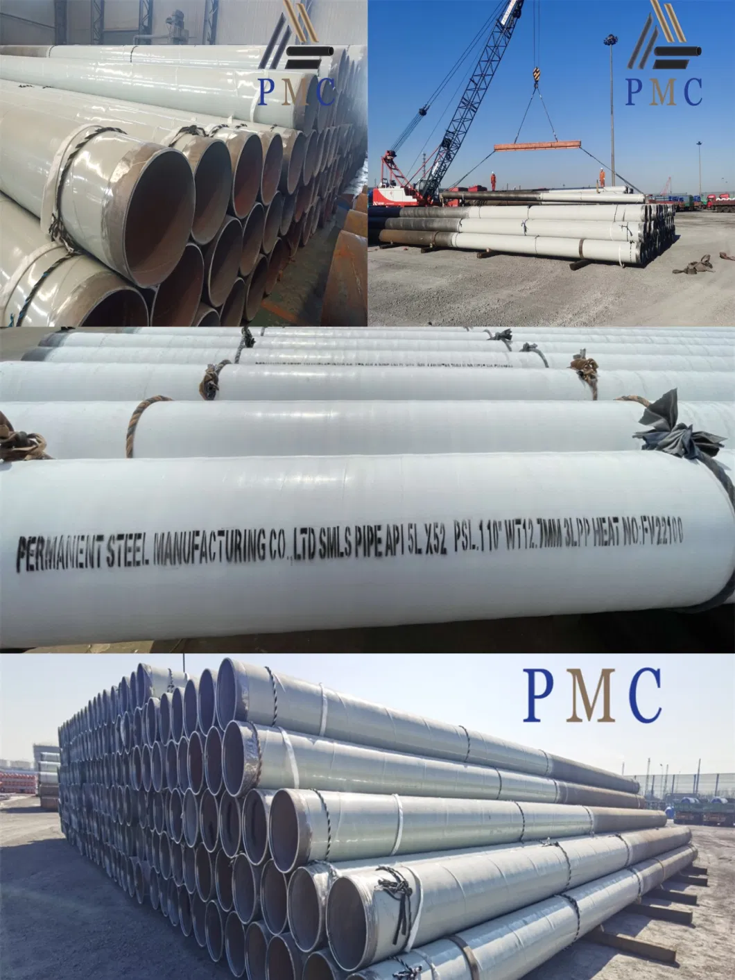 API 5L/ASTM DIN30670 Standard 3lpp Coated Seamless Steel Pipe Anti-Corrosion Coating Line Pipe