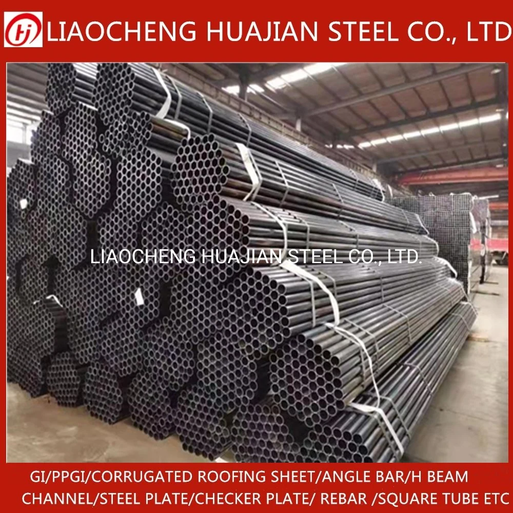 Q235B Q355b 100X100 Square Steel Tube Supplier ERW Galvanized Black Square Rectangle Tube Hollow Section