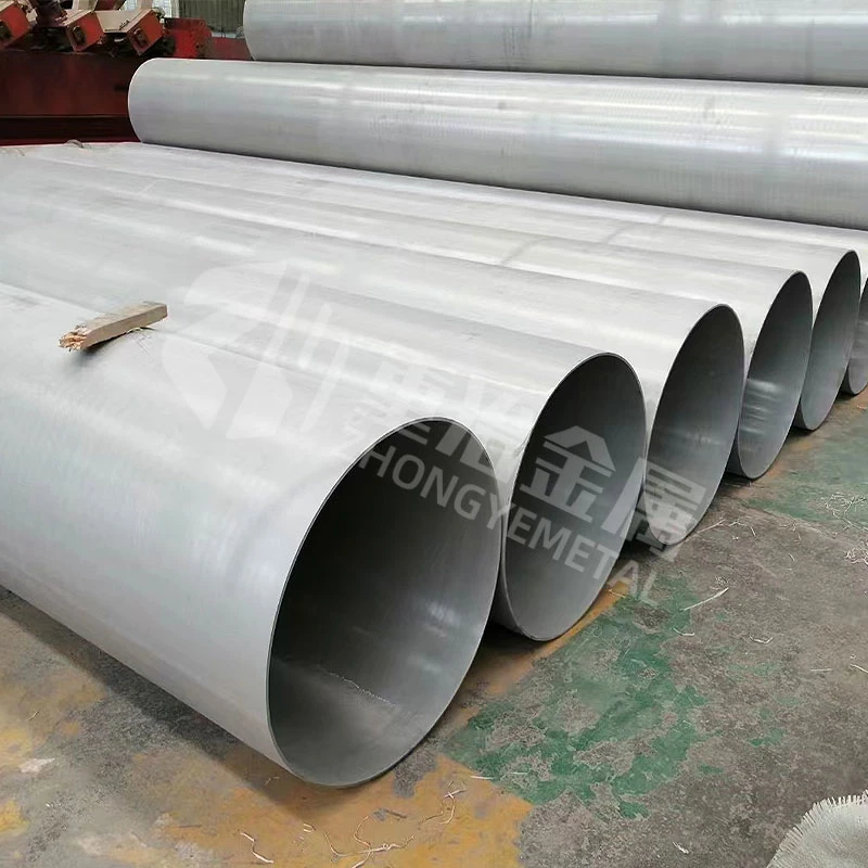 for Machinery-Manufacturing Welded Circular Pipe 304/316 Industrial Large-Diameter Stainless Steel Welded Tube