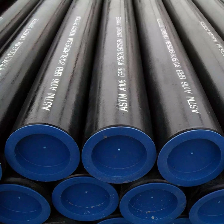 Carbon Seamless Steel Pipes ASTM A252 A500 DIN1626 Hollow Carbon Steel Tubes Seamless Casing and Tubing