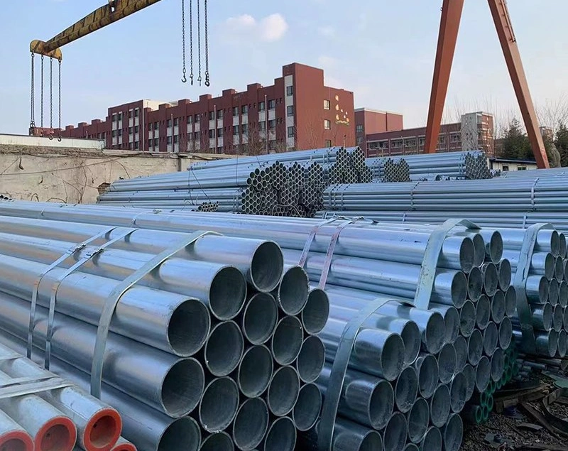 Q235 Q355b ERW Hollow Section Hot Dipped Galvanized Square Steel Pipe