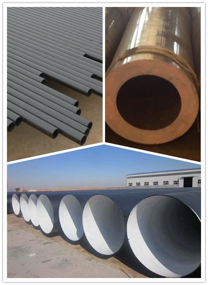 3PE Coating Pipeline Three Layer Polyethylene Seamless DN100 DN200 DN250 Std Xs ERW Efw Weld Seam A53 Gr B A106 Grade B Steel Pipes with Plastic Cap