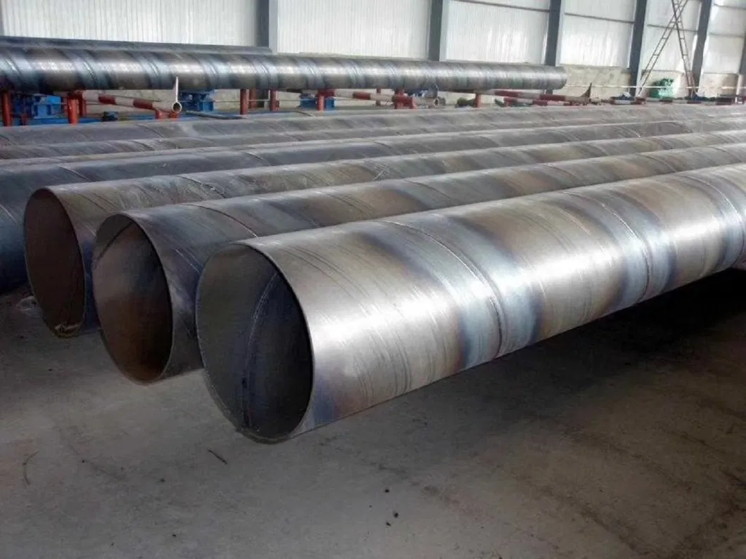 Inside and Outside Tpep Coated Anti-Corrosion Steel Tube/Spiral Anti-Corrosion Steel Tubesteel Pipe Pile with Connectors, Spirally Welded Steel Pipes